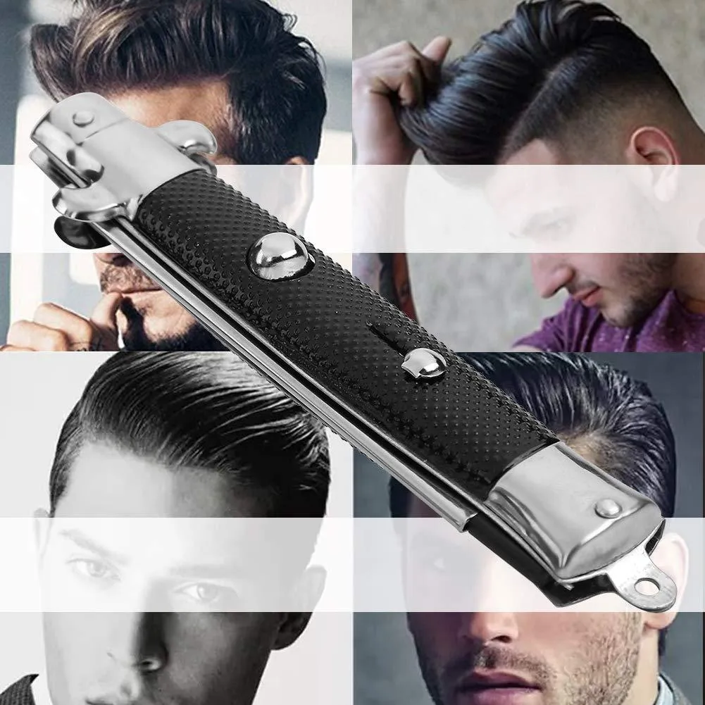 Folding Spring Comb Automatic Combs Foldable Knife Brushes Hair Trimmer Comb Brush Accessories Butterfly Mens Pocket Knife Comb