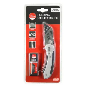 Folding Utility Knife 60 x 19 x 0.6 - 1 EA 1 EA - Blister Pack