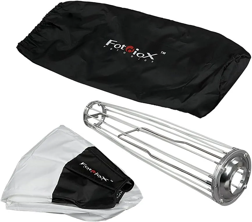 Fotodiox Lantern Softbox 20in (50cm) Globe - Collapsible Globe Softbox with Bowens Speedring for Bowens, Interfit and Compatible Lights