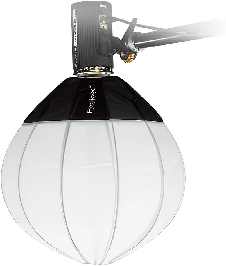 Fotodiox Lantern Softbox 20in (50cm) Globe - Collapsible Globe Softbox with Bowens Speedring for Bowens, Interfit and Compatible Lights
