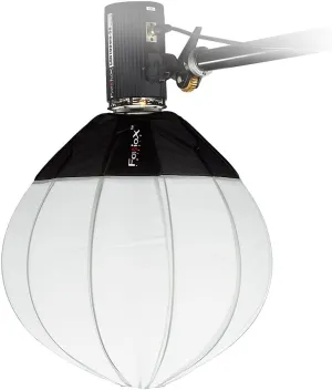 Fotodiox Lantern Softbox 20in (50cm) Globe - Collapsible Globe Softbox with Bowens Speedring for Bowens, Interfit and Compatible Lights