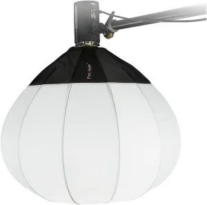 Fotodiox Lantern Softbox 32in (80cm) Globe - Collapsible Globe Softbox with Speedotron Speedring for Speedotron Black and Brown Line