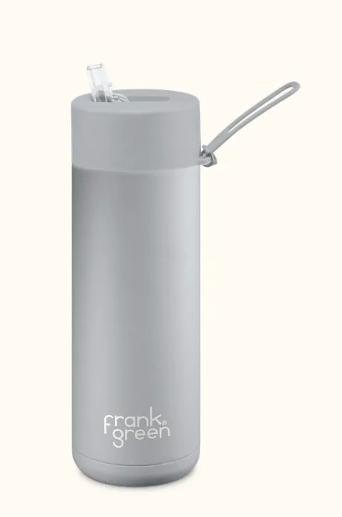 Frank Green - Stainless Streel Reusable Water Bottle with straw Lid - 20oz / 595ml