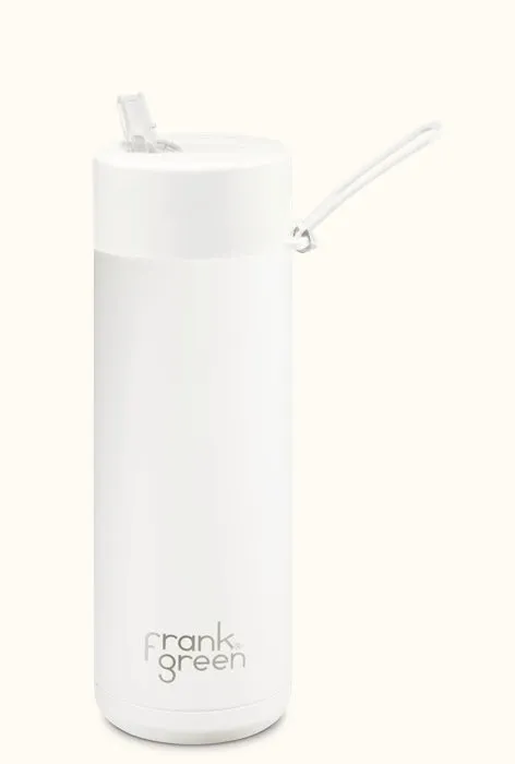Frank Green - Stainless Streel Reusable Water Bottle with straw Lid - 20oz / 595ml
