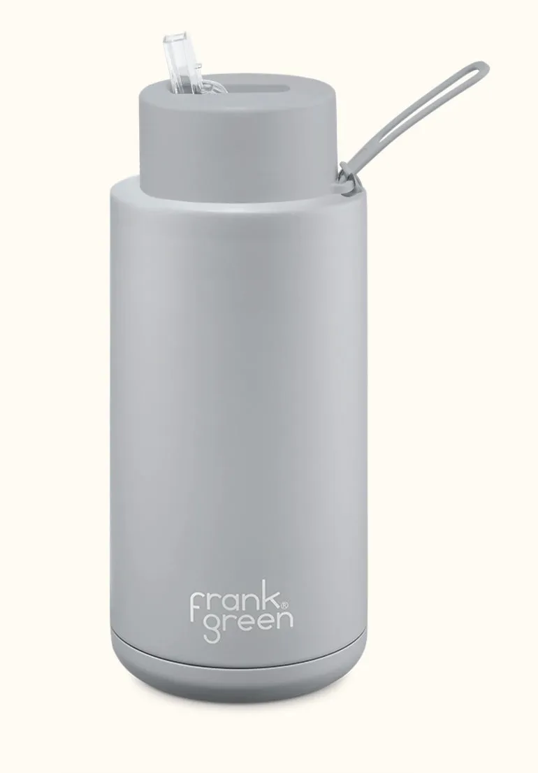 Frank Green - Stainless Streel Reusable Water Bottle with straw Lid - 34oz / 1000ml