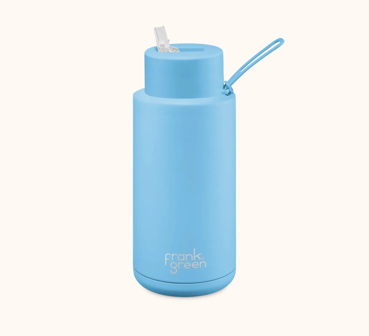 Frank Green - Stainless Streel Reusable Water Bottle with straw Lid - 34oz / 1000ml