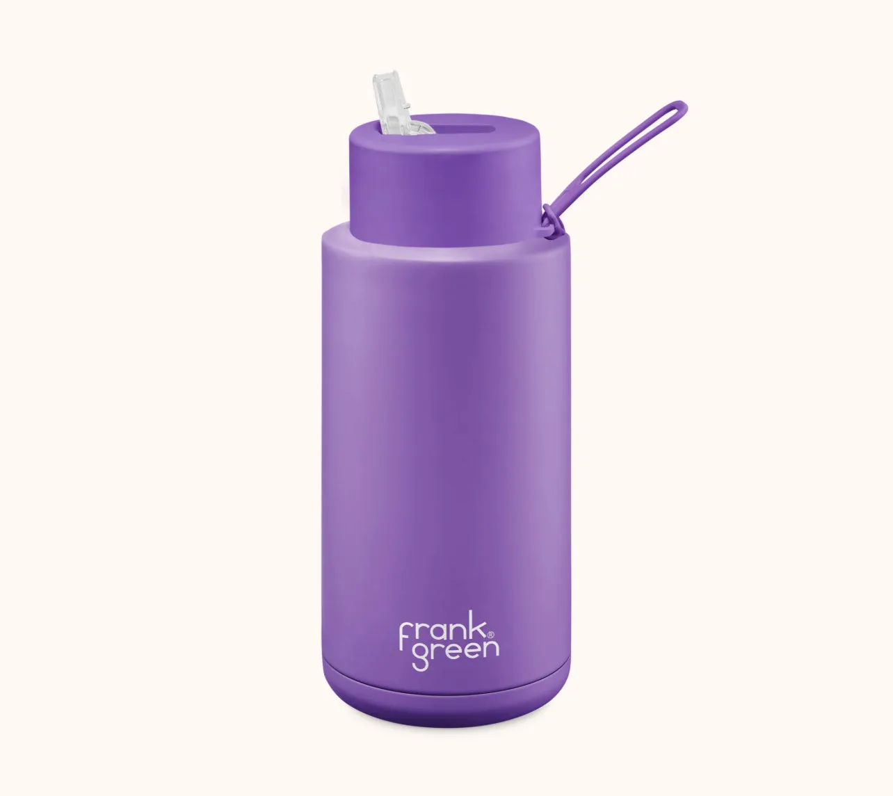 Frank Green - Stainless Streel Reusable Water Bottle with straw Lid - 34oz / 1000ml
