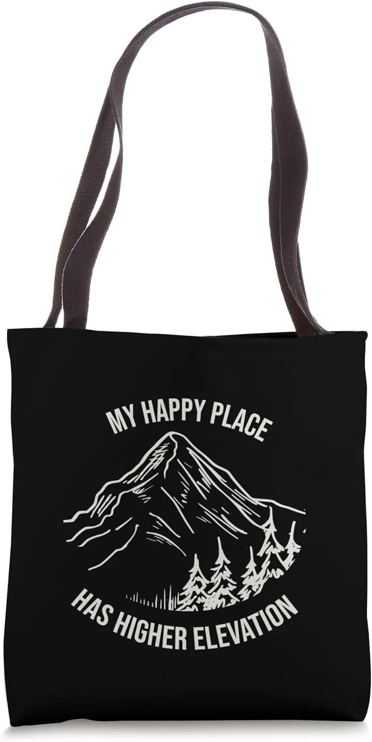 Funny Outdoor Pun for Mountain and Outdoor Enthusiasts Tote Bag