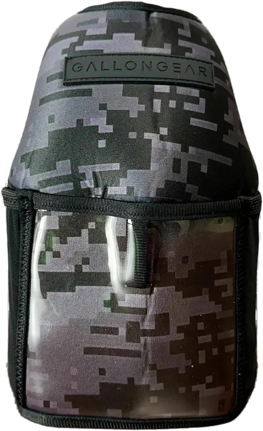 Gallon Gear 1 Gallon Fitness Hydration Cover | Neoprene Insulated Cooling & Portable Gym Water Bottle Carrier | CASE with Storage Pockets