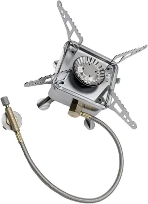GALPADA Outdoor Cooking Essential Mini Camping Stove Gas Stove Burner for Hiking Picnics