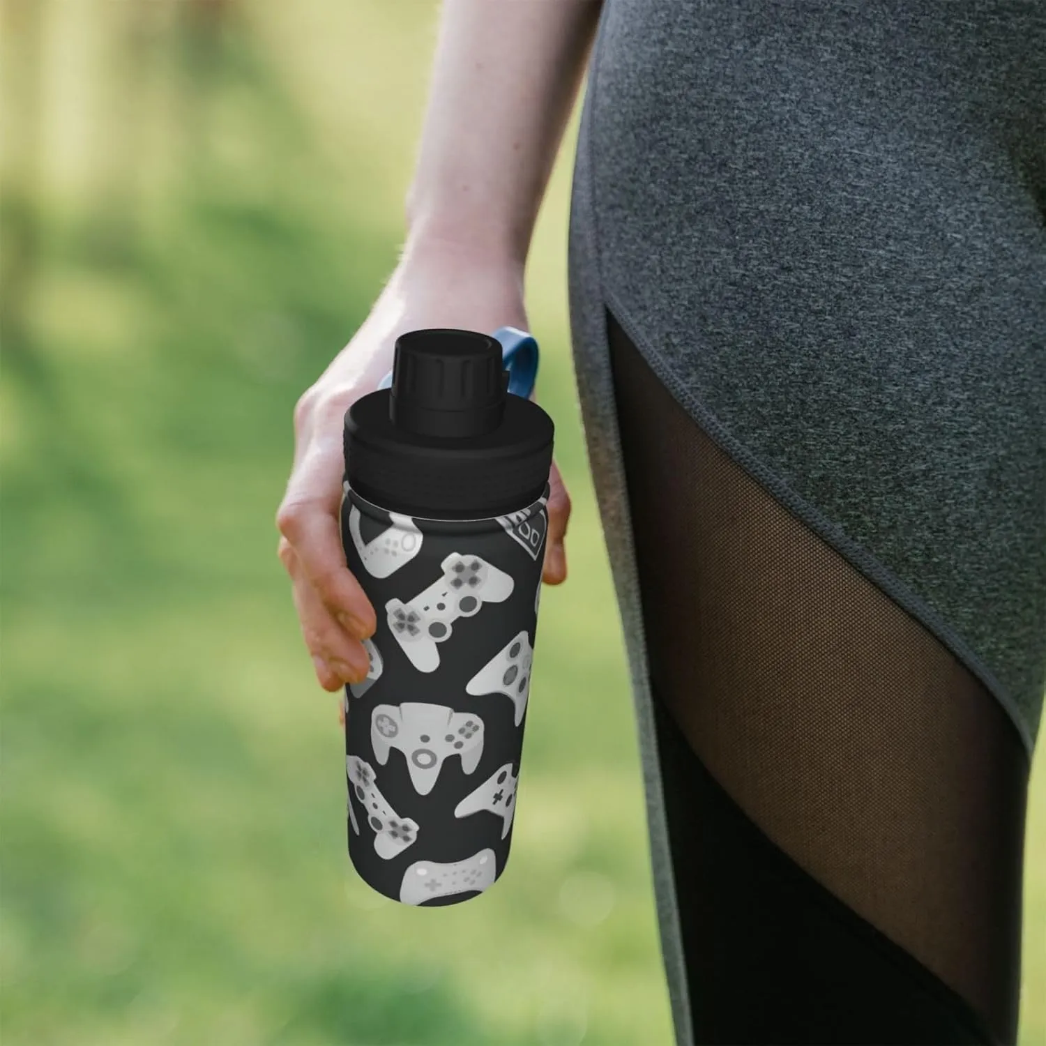 Game Controller 18oz Sports Insulated Bottle For Outdoor Activities,Your Ideal Companion Staying Hydrated