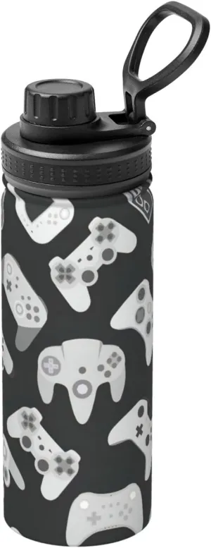 Game Controller 18oz Sports Insulated Bottle For Outdoor Activities,Your Ideal Companion Staying Hydrated