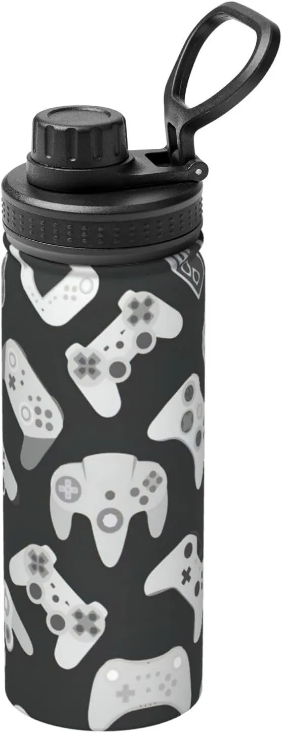Game Controller 18oz Sports Insulated Bottle For Outdoor Activities,Your Ideal Companion Staying Hydrated