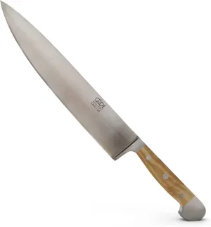 Güde Alpha Olive Series Hand Forged/Sharpened Chef's Knife, 10-in - Ice Hardened Steel - Made in Solingen, Germany Since 1910