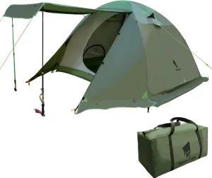 GEERTOP 4 Person 4 Season Tent for Camping Waterproof Double Layer Easy Set Up Family Tent for Camping Hiking Backpacking Outdoor Travel