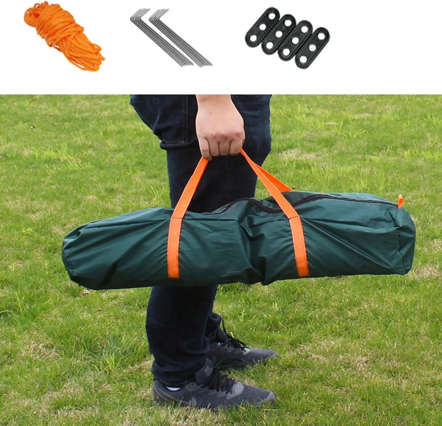 Generic 2/3/4 Person Camping Tent,Automatic Pop Up Lightweight & Waterproof Compact Outdoor Tent with Carrying Bag,Suitable for Family Gatherings Backpacking Hiking Travel