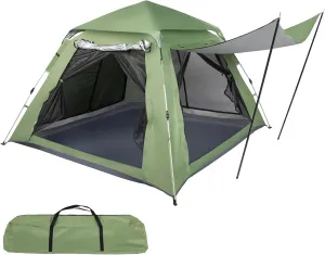 Gerrit Ultralight Compact 4 Person Pop Up Tent, Waterproof Family Instant Tent, Easy Setup, Portable for Camping, Hiking, Fishing, Beach, Outdoor