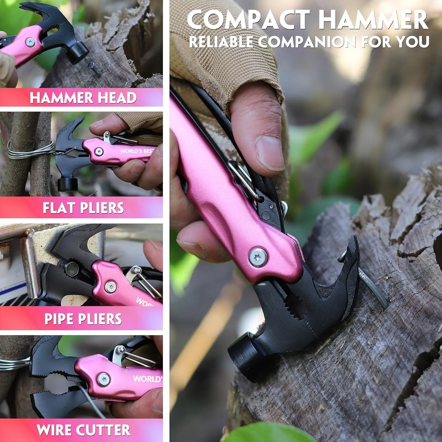 Gifts for Mom from Daughter - Mom Gifts, Stocking Stuffers for Mom - Mom Gifts for Christmas, Mom Presents - Birthday Gifts for Mom, Mothers Day Thanksgiving Gifts from Daughter Son, Multitool Hammer