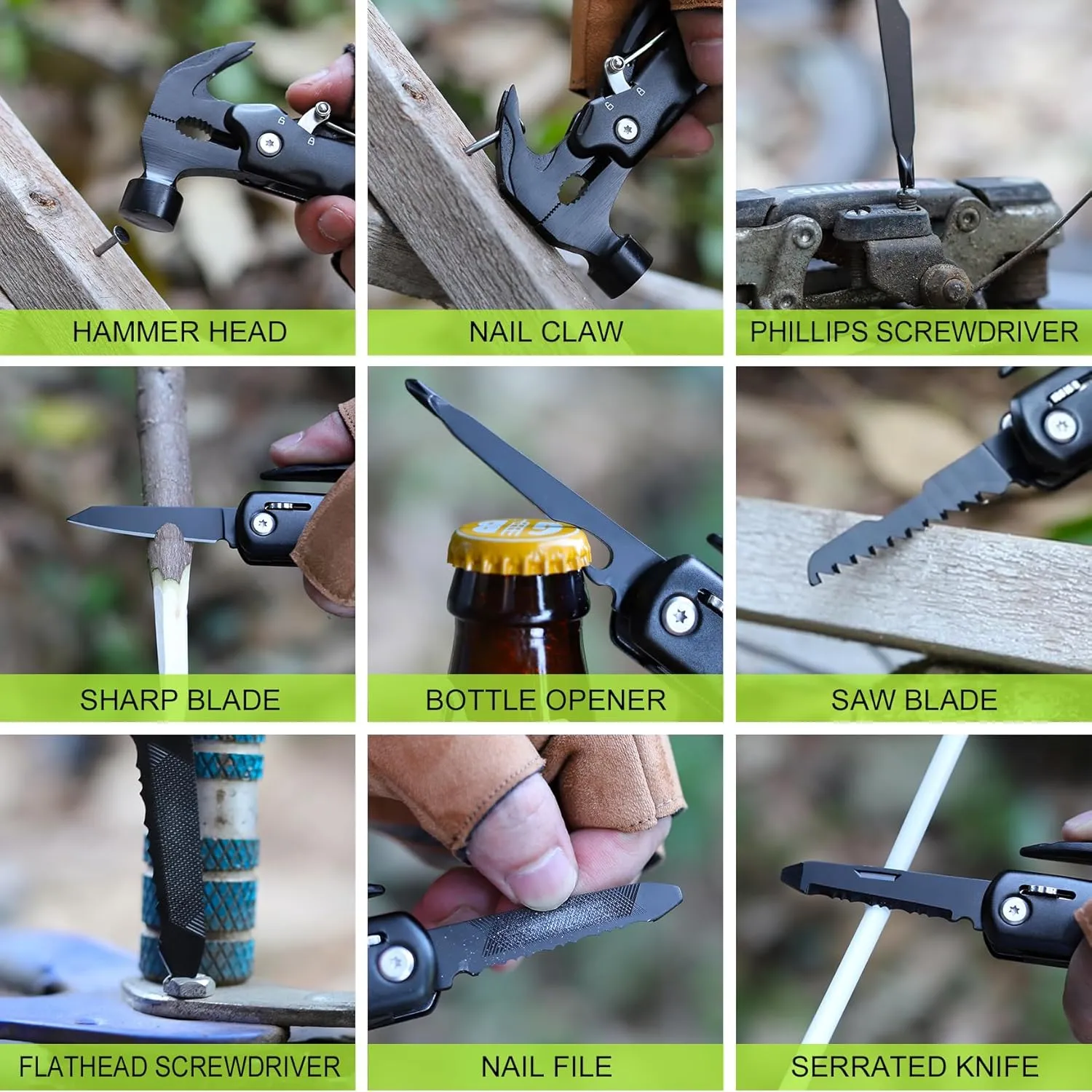Gifts for Son - Son Gifts from Mom, Dad, Christmas Gift - Sons in Law Gift, Fathers Day Birthday Presents for Sons - Graduation Presents, Multitool Hammer