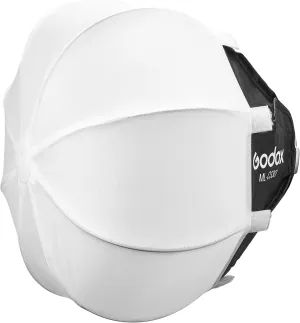 Godox Collapsible Lantern ML100Bi Softbox with Omnidirectional Beam Spread for Professional Photographers and Videographers (White)