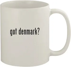 got denmark? - 11oz Ceramic White Coffee Mug, White