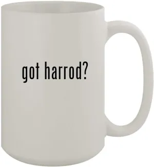 got harrod? - 15oz Ceramic White Coffee Mug, White