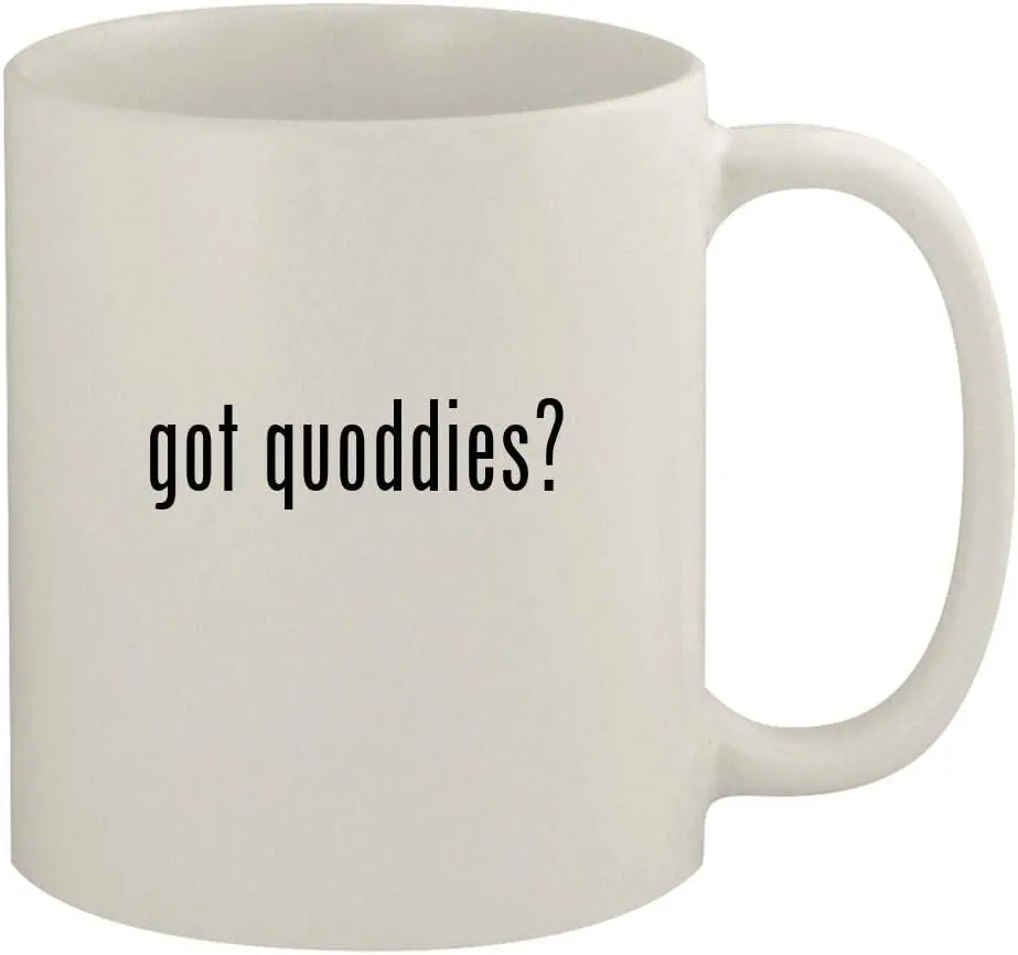 got quoddies? - 11oz Ceramic White Coffee Mug, White