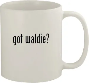 got waldie? - 11oz Ceramic White Coffee Mug, White