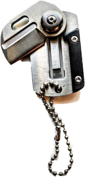 Grim Workshop Folding Knife Dog Tag Grim Survival Knife - EDC Knife - Neck Knife - Small Knife