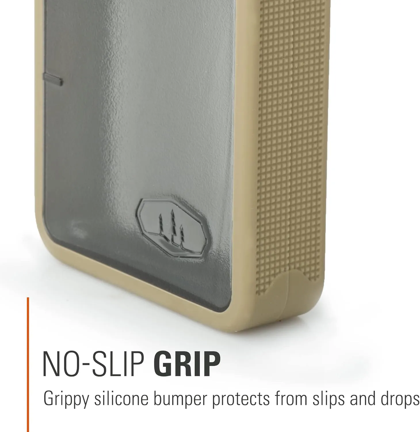 GSI Outdoors Boulder Flask, Shatter-Resistant, Leakproof Hip Flask with Clear Body & Silicone Grip, BPA-Free Bottle for Hiking, Camping & Travel
