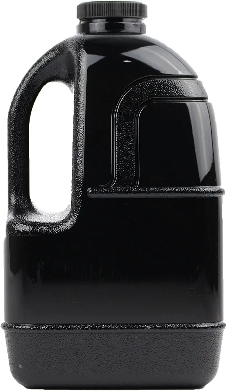 H8O® 1 Gallon Square BPA Free Water Bottle with 48mm Cap & Built-in Handle