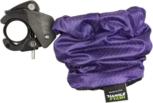 HandleStash Shock-Absorbing Bike Cup Holder (Royal AF Purple Diamond) | Fits All Handlebars | Adjustable to Any Size Drink | Made for Bicycles, Boats, Wheelchairs | Xmas Stocking Stuffer | Made in USA