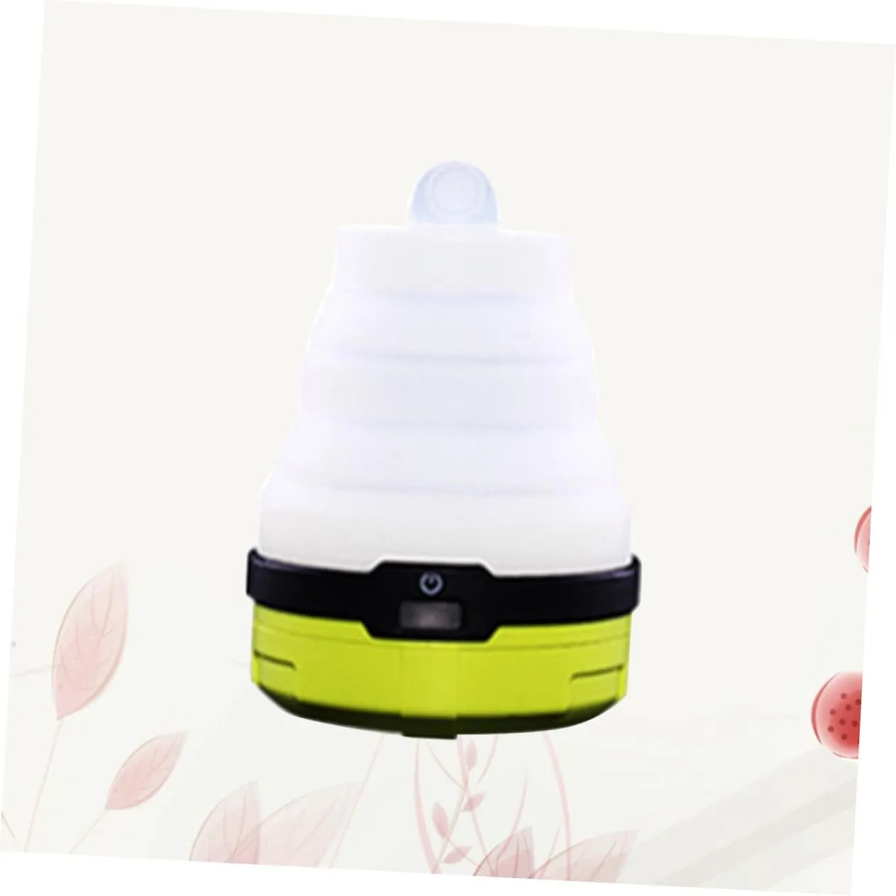 Happyyami 2pcs Battery-Powered Led Camping Light Collapsible Flashlight Solar Tent Lights Portable Emergency Ready