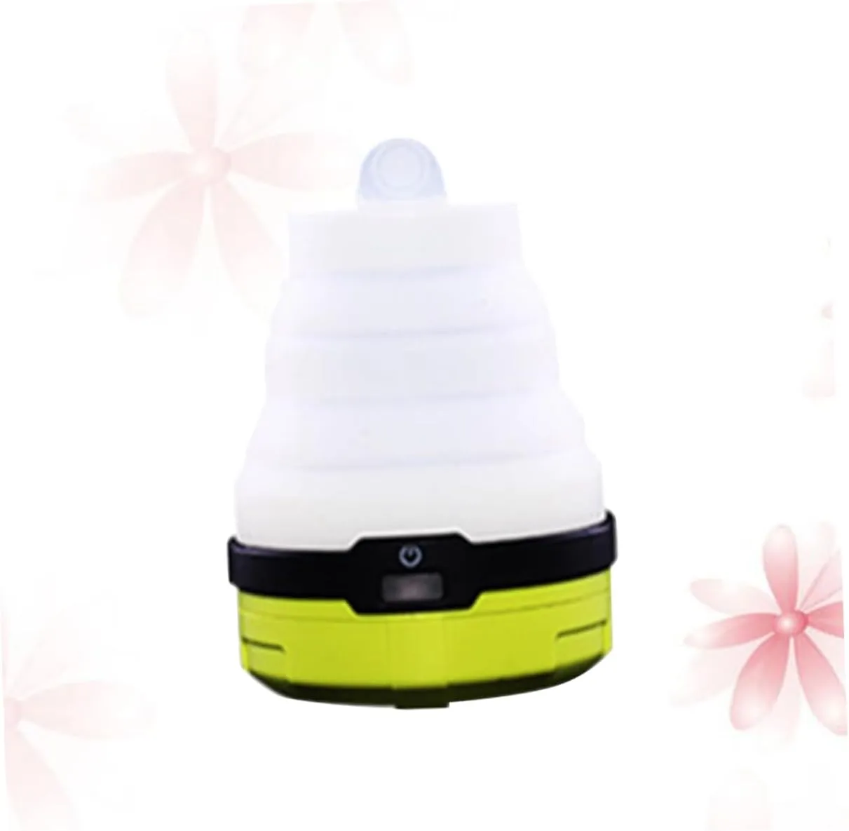 Happyyami 2pcs Battery-Powered Led Camping Light Collapsible Flashlight Solar Tent Lights Portable Emergency Ready