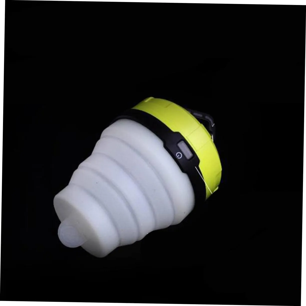 Happyyami 2pcs Battery-Powered Led Camping Light Collapsible Flashlight Solar Tent Lights Portable Emergency Ready