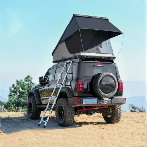 Hardshell Rooftop Tent for Comfort and Adventure, Quick Setup for 2-3 Person Camping, for Vans, SUVs, and Trucks
