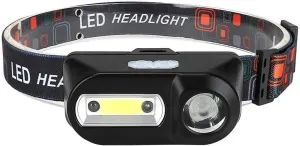Headlamp, Ultra Bright Rechargeable LED Head Lamp - 160 Lumen, Motion Sensor, Waterproof IPX6, 6 Lighting Modes, Adjustable Angle & Strap Headlight Flashlight for Running Cycling Camping Hiking Huntin