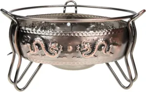 Hemoton Culinary Convenience: Pot Stove Base Alcohol Stove Rugged Iron for Extended Warmth Go