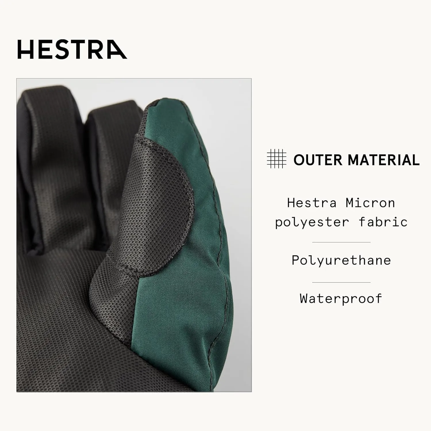 Hestra Gauntlet CZone Junior Glove (Youth 4-14yrs) | Waterproof, Insulated Kids Gloves for Winter, Skiing, Snowboarding