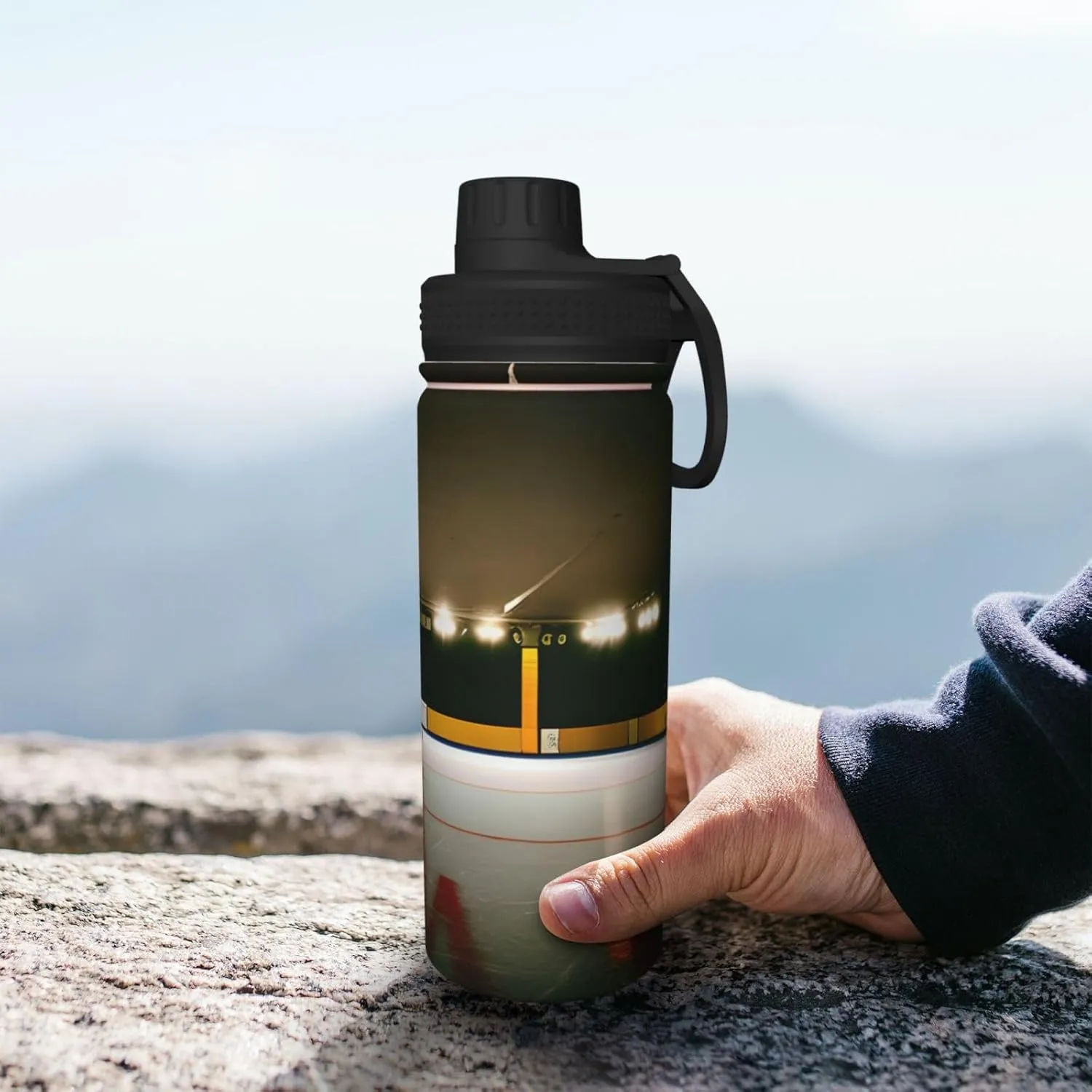 Hockey Stick 18oz Sports Insulated Bottle For Outdoor Activities,Your Ideal Companion Staying Hydrated