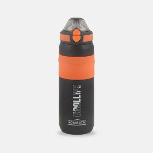 Homeatic Steel Water Bottle with Clip On 650ml