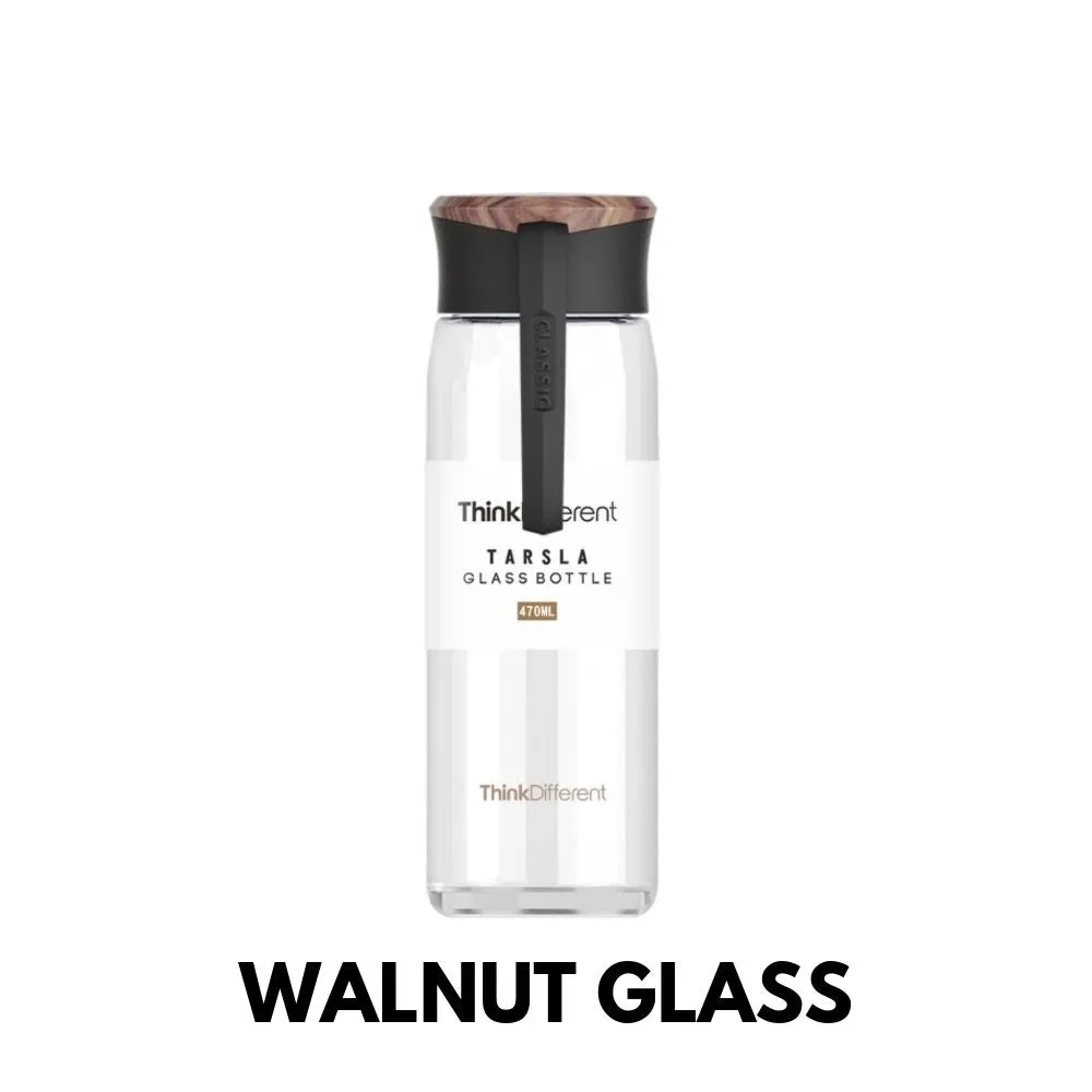 Homlly Tarsla BPA-Free  Glass Water Bottle (470ml)