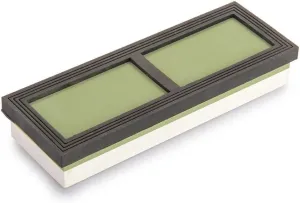 HornTide 600/1500 Grit Combination Whetstone 7-Inch Corundum Waterstone Dual-Sided Knife Sharpening Stone Sharpener