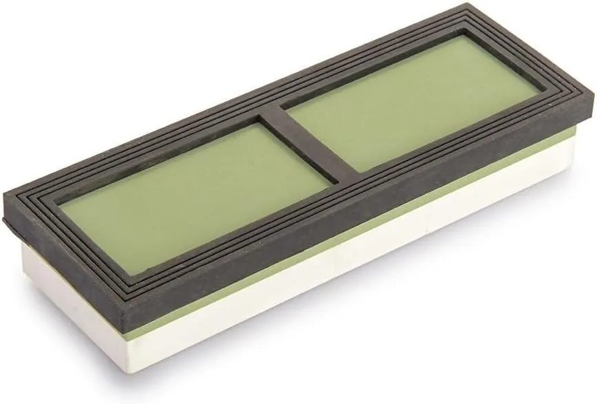 HornTide 600/1500 Grit Combination Whetstone 7-Inch Corundum Waterstone Dual-Sided Knife Sharpening Stone Sharpener