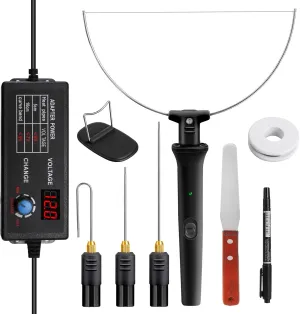 Hot Foam CutterFoam Cutter Electric Cutting Machine Pen Tools Kit With 110-240V/0-28W Digital Voltage Controller Electric Cutting Machine Pen Tools