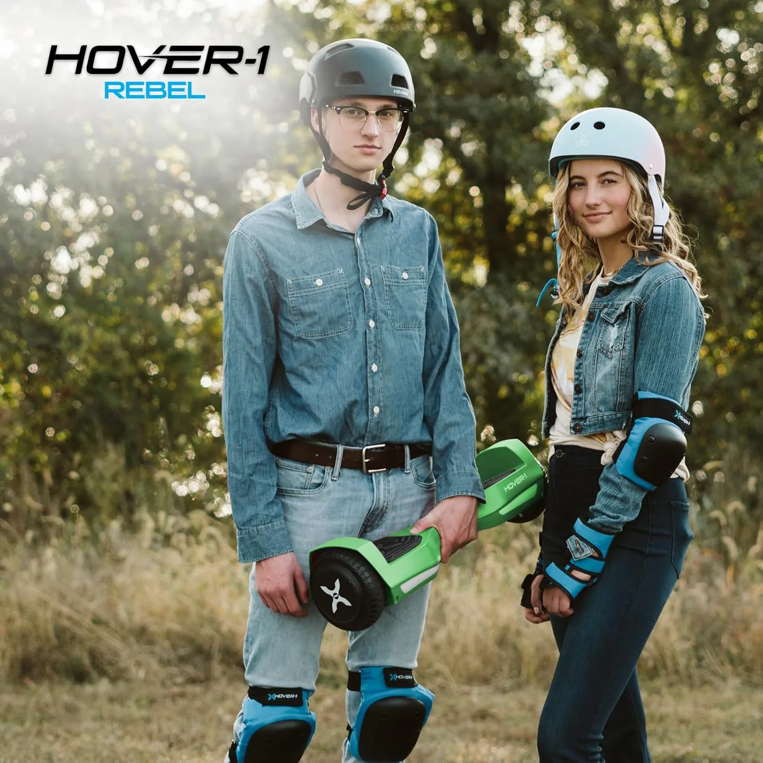 Hover-1 Rebel Electric Self-Balancing Hoverboard for Kids with 6.5” Tires, Dual 110W Motors, 6 mph Max Speed, and 3 Miles Max Range