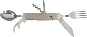 HTS 231A0 6-in-1 Stainless Steel Camping Utensil Multi-Tool