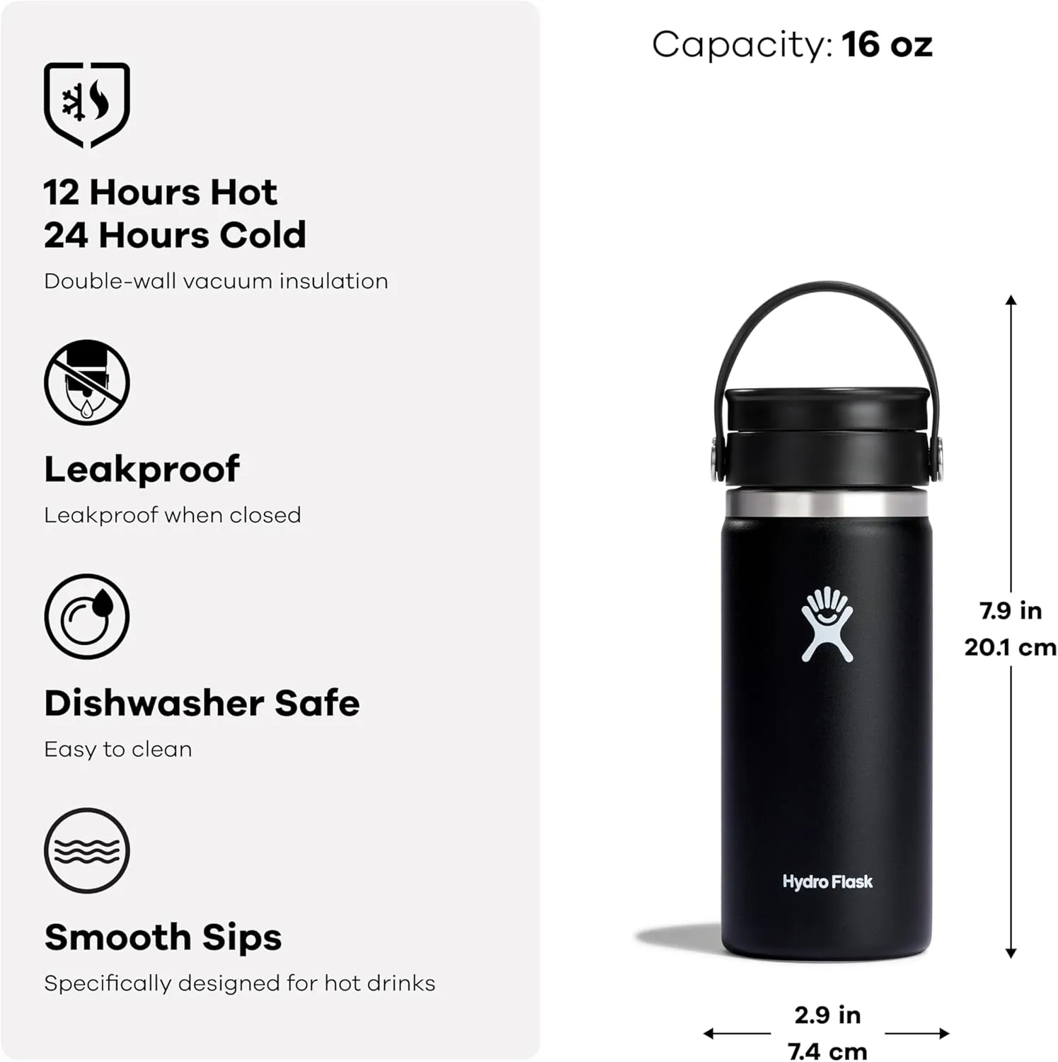 Hydro Flask 16 Oz Wide Flex Sip Lid Aloe