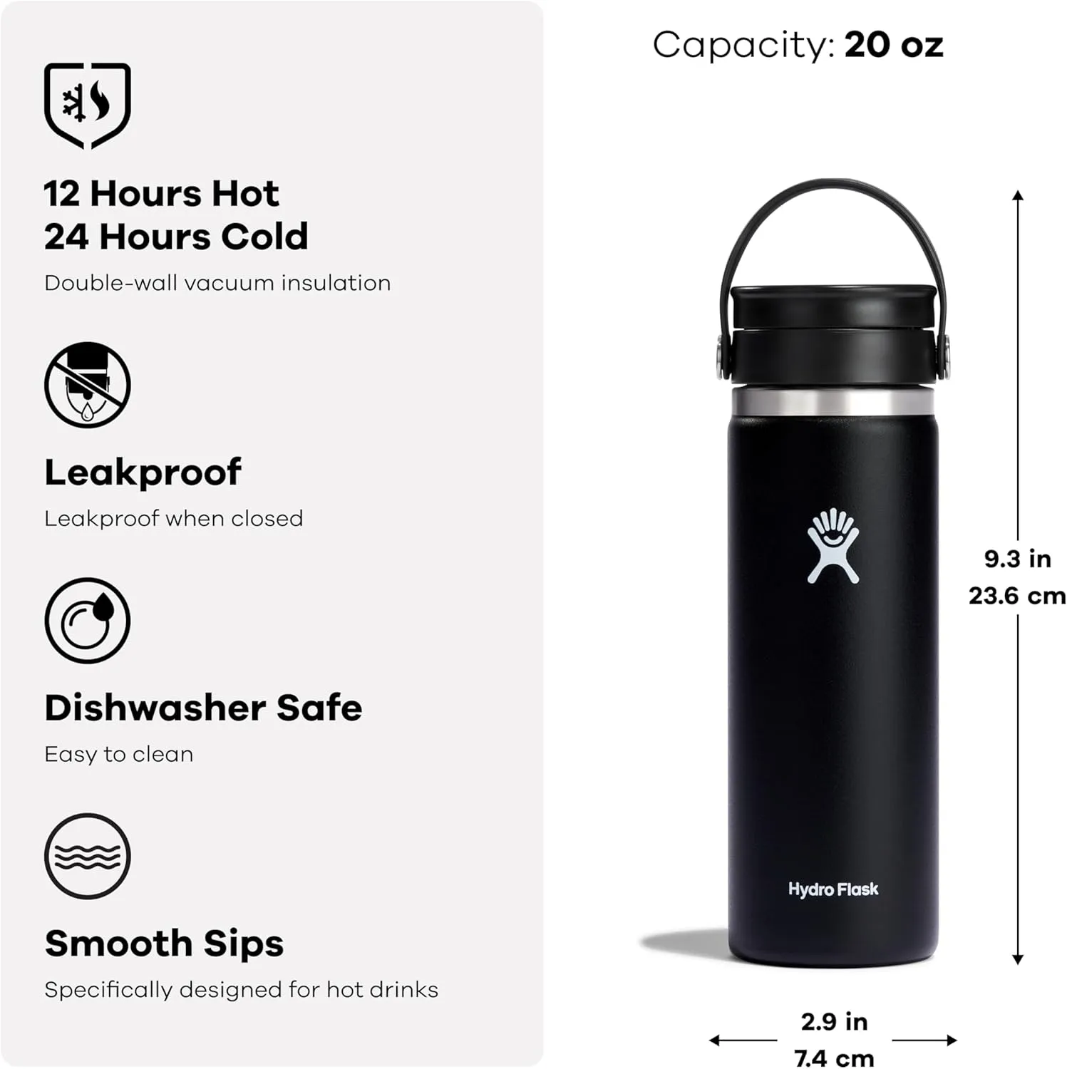 Hydro Flask 20 Oz Wide Flex Sip Lid Aloe
