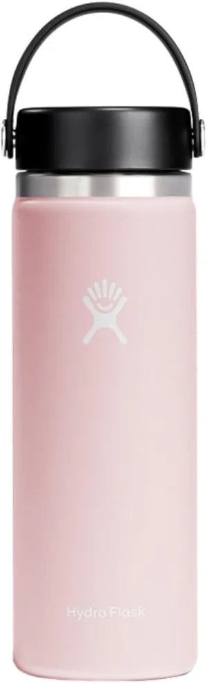 Hydro Flask 20 Oz Wide Mouth Flex Bottle, Trillium, Stainless Steel, Double Wall, Leakproof, Cupholder-friendly, Sport, 20 Fluid Ounces